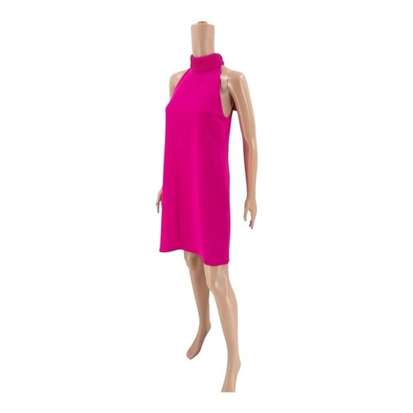 Brandon Maxwell Dress Bow Back Pink Mini US2 - Picture 3 of 11